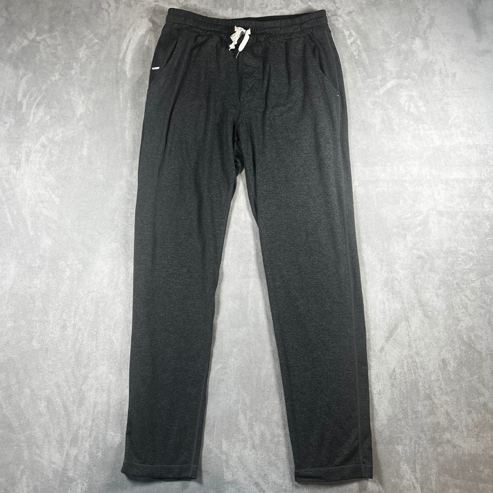 Vuori Ponto Performance Pants Joggers Mens S/M Charcoal Heather Missing Size Tag